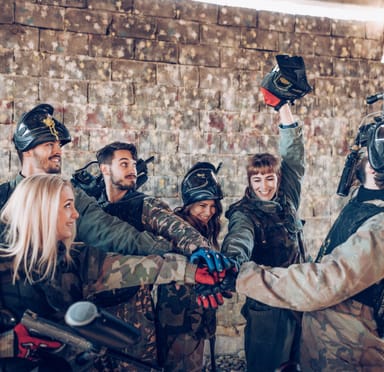 Paintballing and Laser Tag