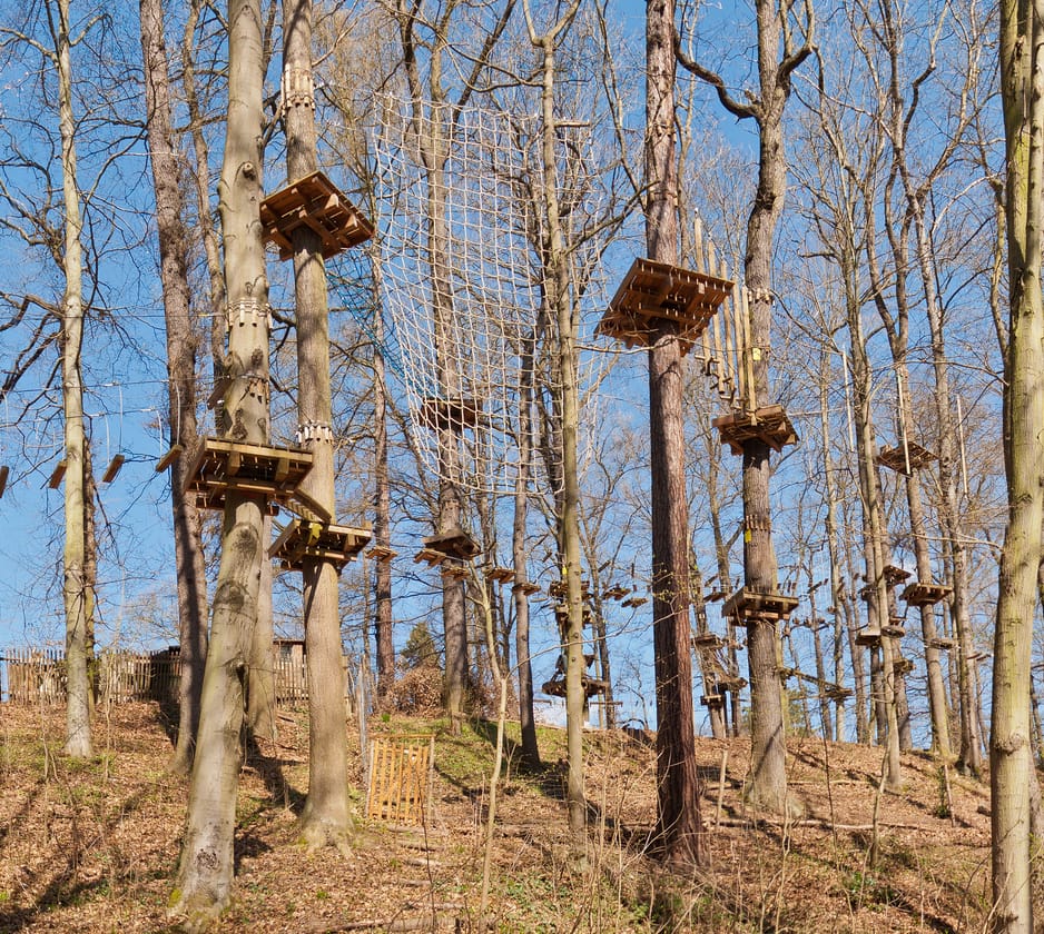 High Ropes Courses in Renfrewshire, South West Scotland, UK