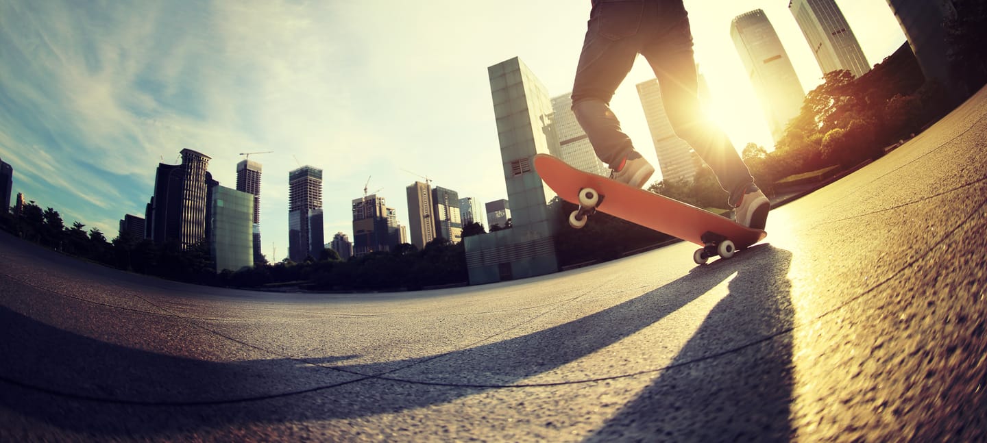 Skateboarding