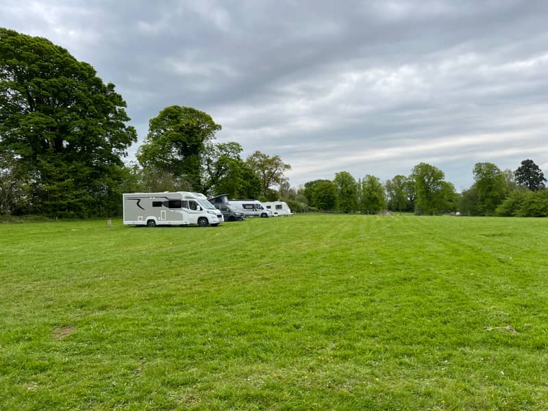 Non-electric Grass Touring Pitch (sloping, members only)
