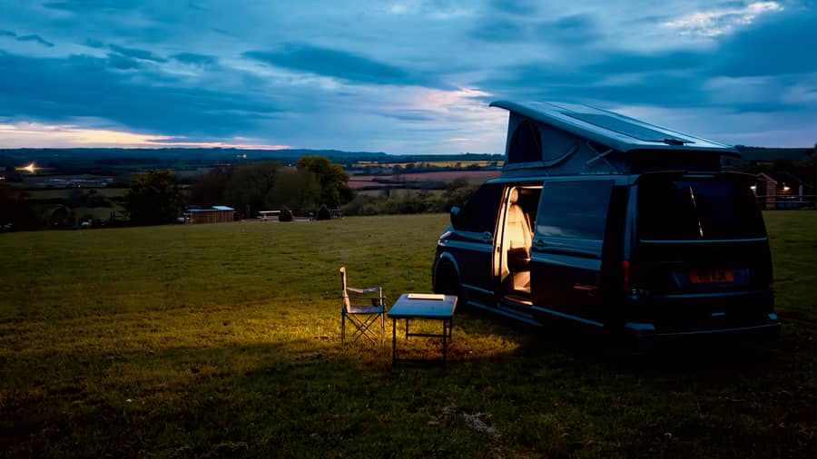 Non-electric Grass Touring Pitch (sloping, members only)