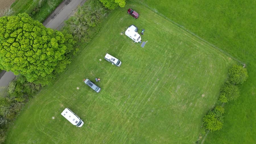 Non-electric Grass Touring Pitch (sloping, members only)