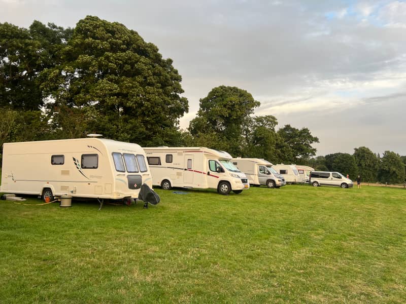 Non-electric Grass Touring Pitch (sloping, members only)