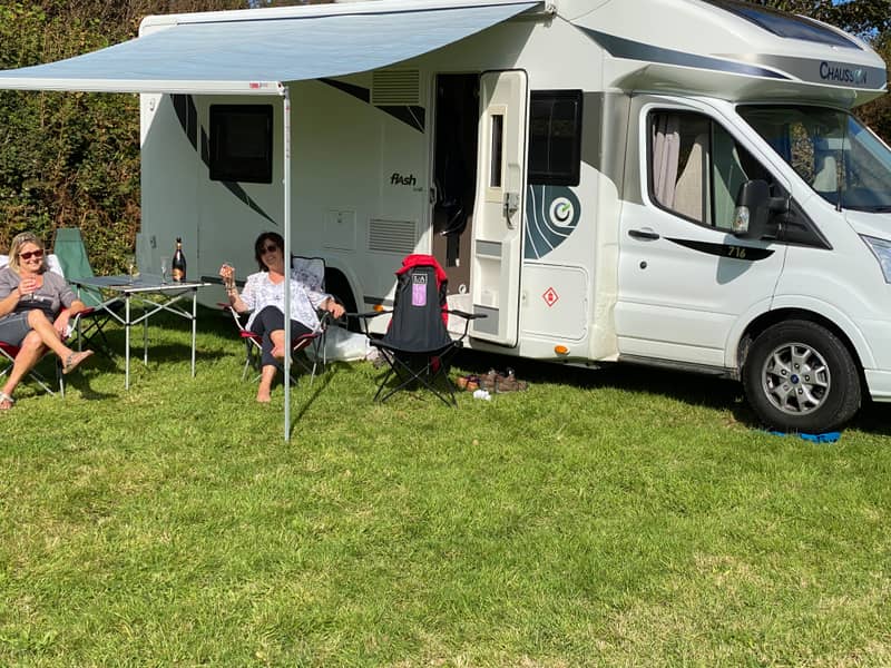 Non-electric Grass Touring Pitch (sloping, members only)