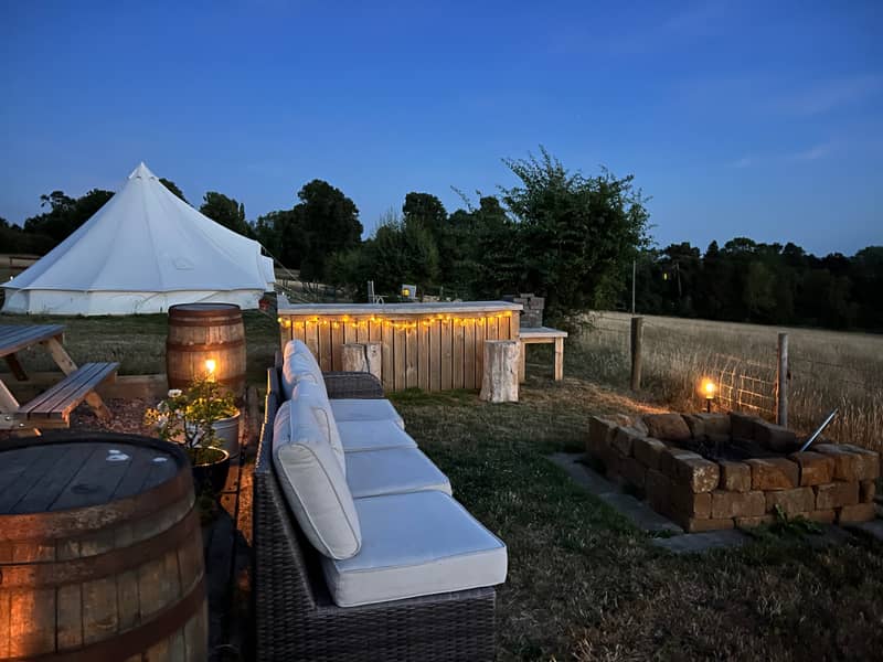 Non-electric Grass Touring Pitch (sloping, members only)