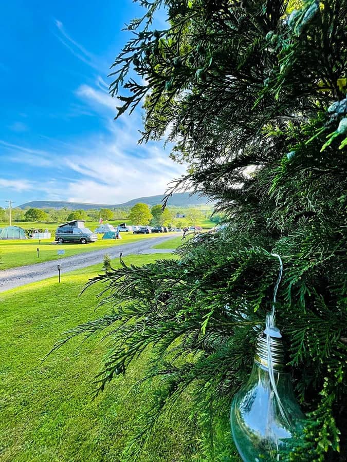 Non-Electric Grass Touring Caravan Pitch