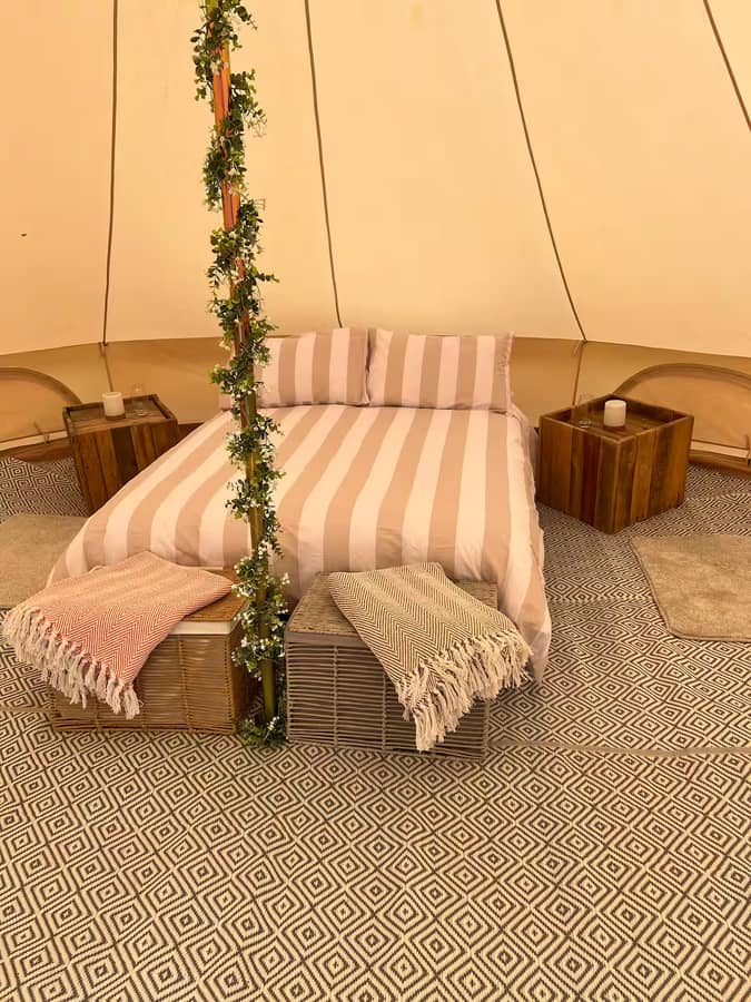 Buttercup Bell Tent (with wood burning stove)