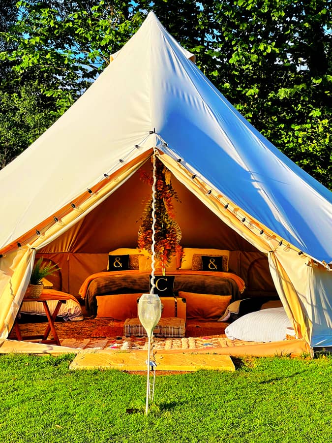 Luxury Bell Tent Sleeps 6 (NEW FOR 2026)