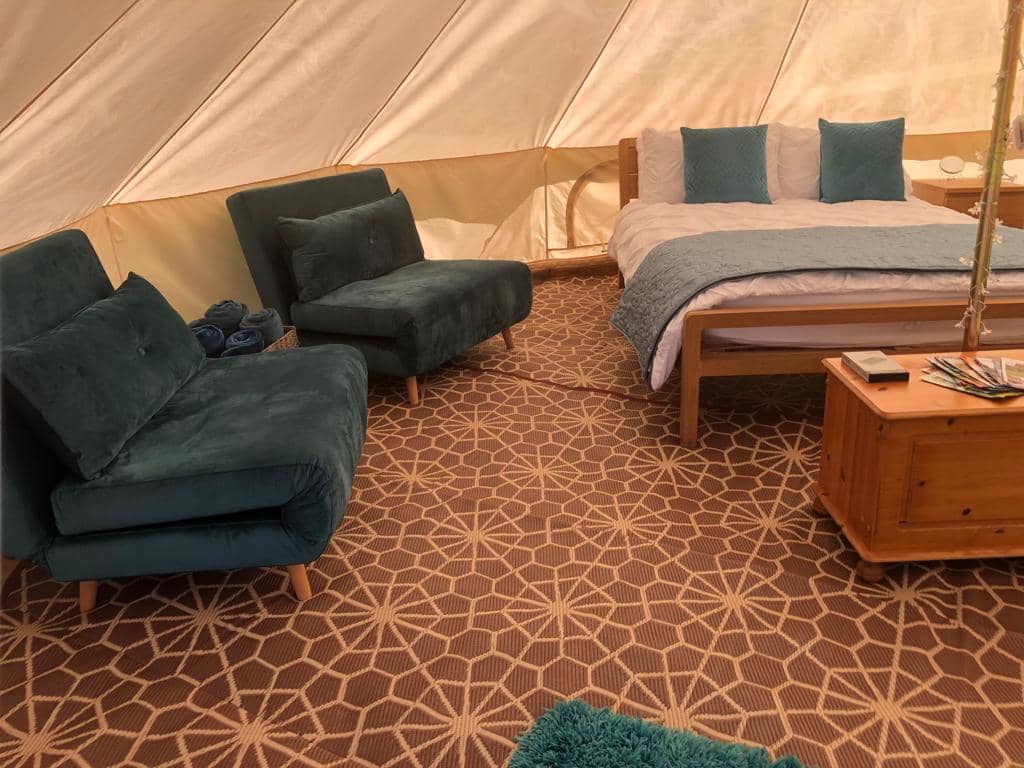 Bluebell - 6M Bell Tent at Fords Farm Glamping