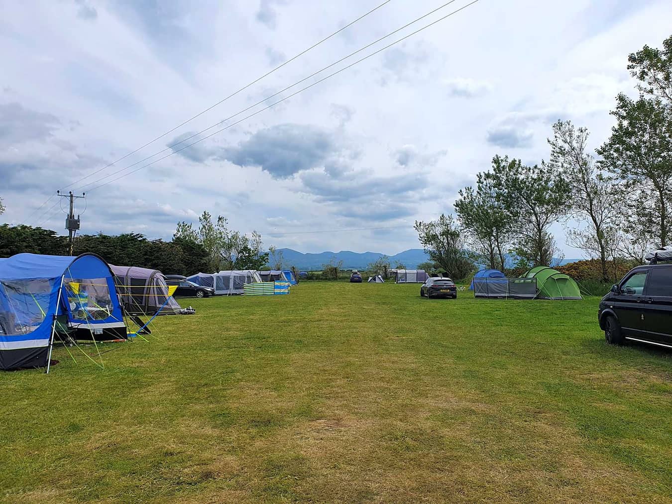 Solo Camper - Non-Electric Grass Tent Or Trailer Tent Pitch at Maes Tywyn Campsite