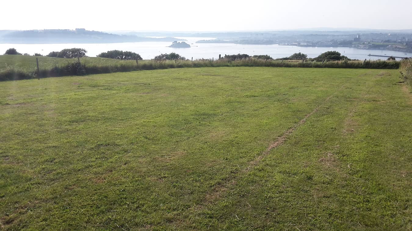 Non-Electric Grass Tent Pitch at Drake's View Campsite