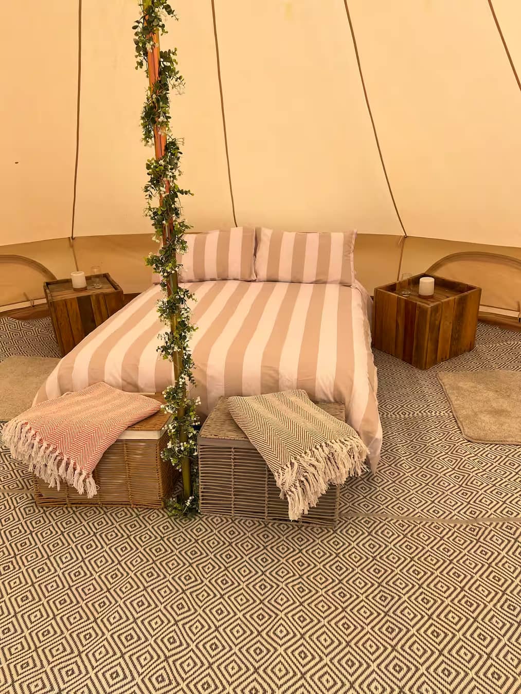 Buttercup Bell Tent (with wood burning stove)